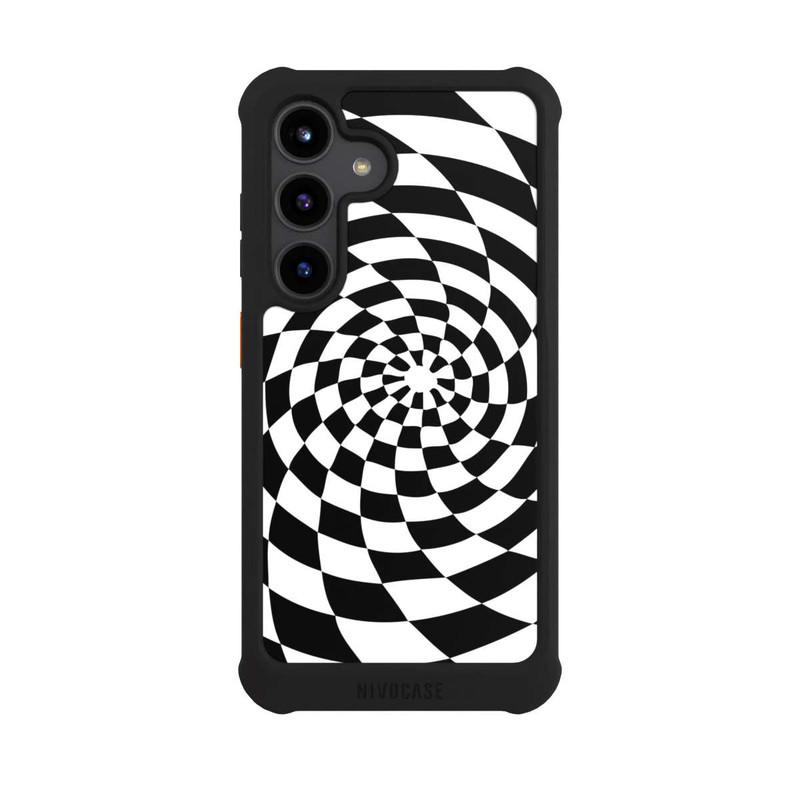 Galaxy S24 NIVOmax Schwarz-Weiß Illusion