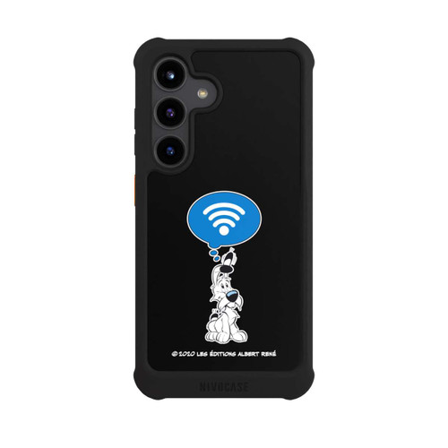 Samsung Galaxy S24 NIVOmax Idéfix WI-FI Sur Fond Noir