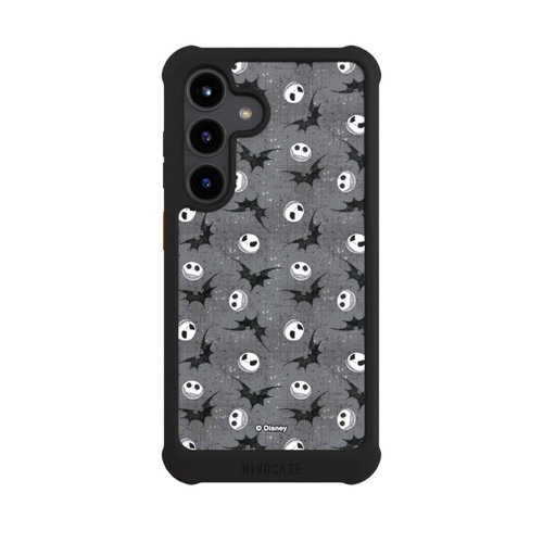 Samsung Galaxy S24 NIVOmax Jack Grey Pattern Tim Burtons Nightmare before Christmas