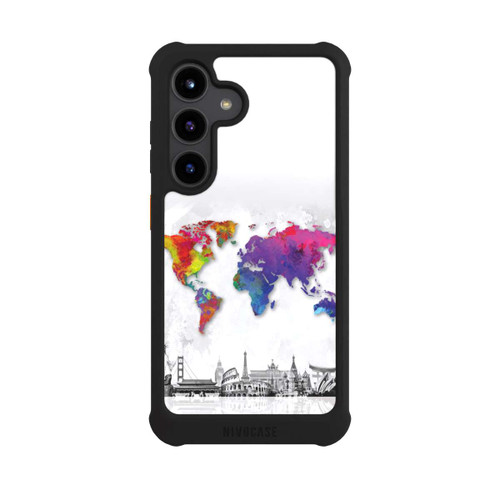 Samsung Galaxy S24 NIVOmax Worldmap with Skyline