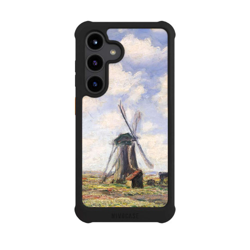 Samsung Galaxy S24 NIVOmax Tulip Fields with the Rijnsburg Windmil by Claude Monet