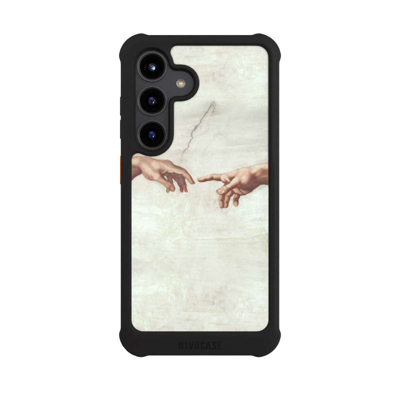 Galaxy S24 NIVOmax Die Hände von Gott und Adam von Michelangelo Buonarroti