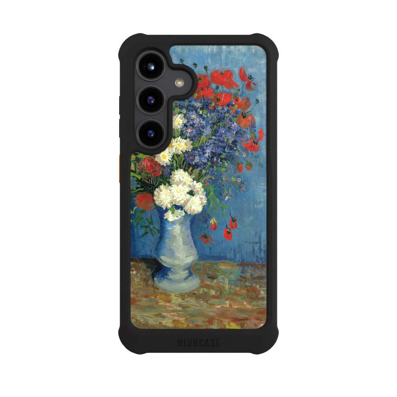 Galaxy S24 NIVOmax Still Life Vase with Cornflowers and Poppies by Vincent Van Gogh