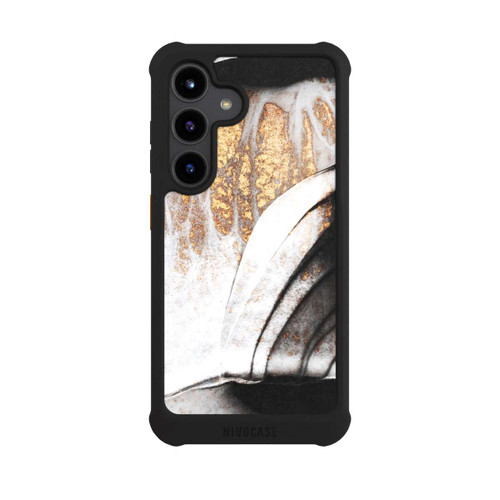 Samsung Galaxy S24 NIVOmax Black and Gold Veins