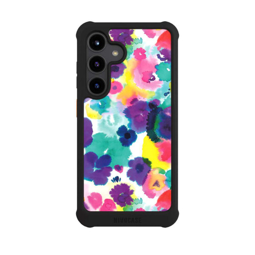 Samsung Galaxy S24 NIVOmax Aquarellblumen abstrakt