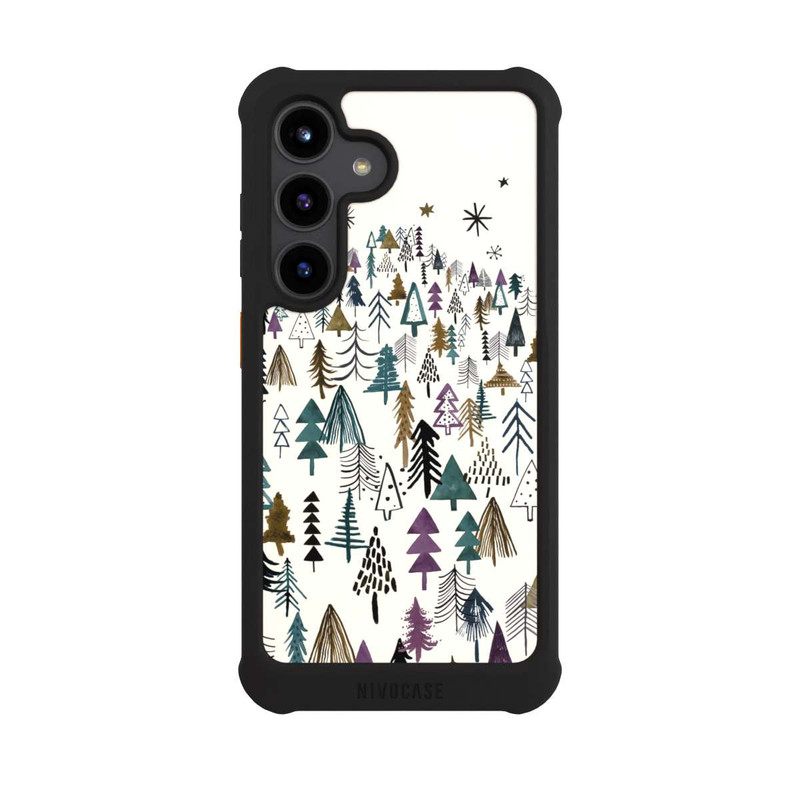 Galaxy S24 NIVOmax Mountain Trees Forest Purple