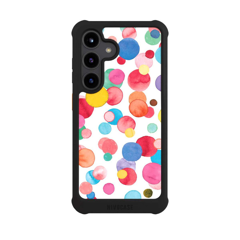 Galaxy S24 NIVOmax Summer Polka Dots Watercolor
