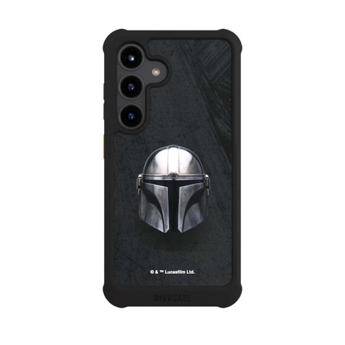 Samsung Galaxy S24 NIVOmax Schwarzer Mandalorianer Helm