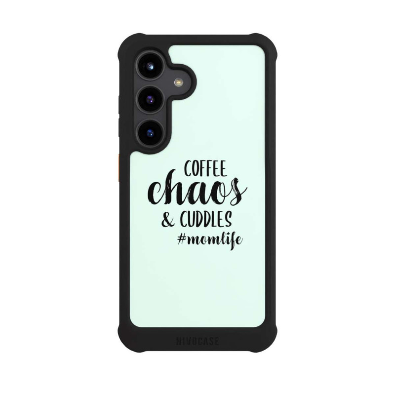 Galaxy S24 NIVOmax Coffee Chaos Cuddles Green