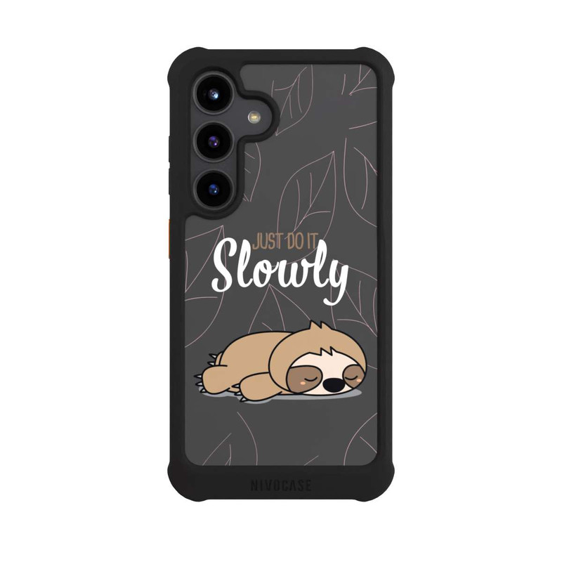 Galaxy S24 NIVOmax Just Do It Slowly Sloth Grey