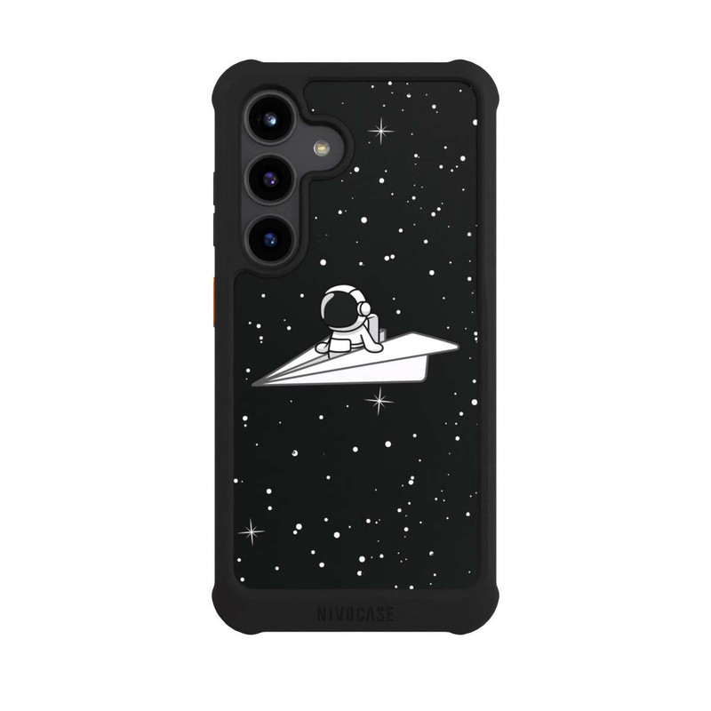 Galaxy S24 NIVOmax Astronaut Paper Plane Comic