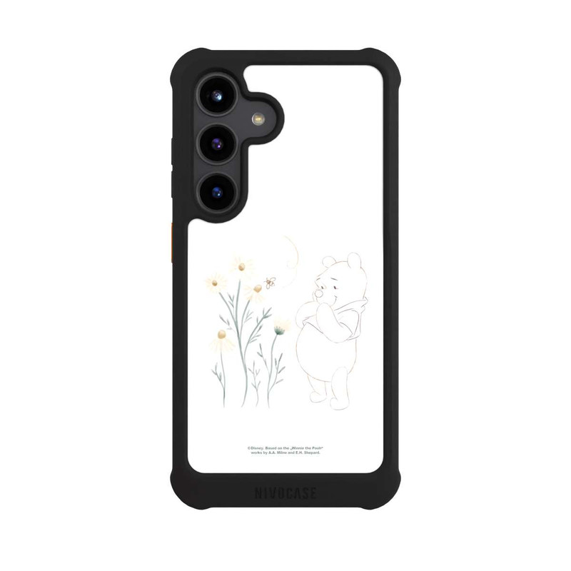 Galaxy S24 NIVOmax Winnie Puuh sieht sich Gänseblümchen an