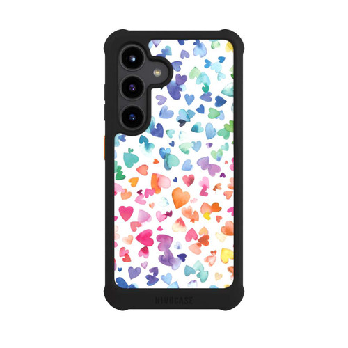 Samsung Galaxy S24 NIVOmax Liebesherzen aquarell