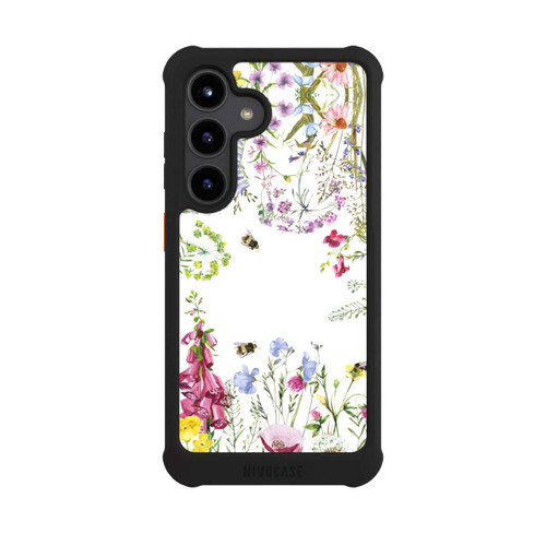 Samsung Galaxy S24 NIVOmax Cadre de fleurs sauvages des prés d'été