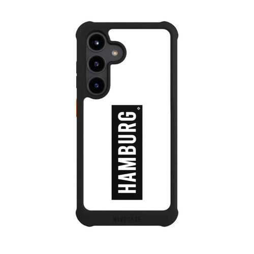 Samsung Galaxy S24 NIVOmax HSV Hamburg Schwarz Weiss