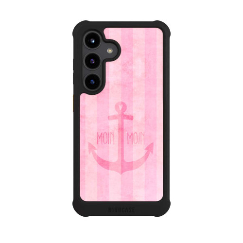 Samsung Galaxy S24 NIVOmax Moin Moin Stripes Pink