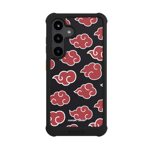 Samsung Galaxy S24 NIVOmax Akatsuki Pattern Black Big