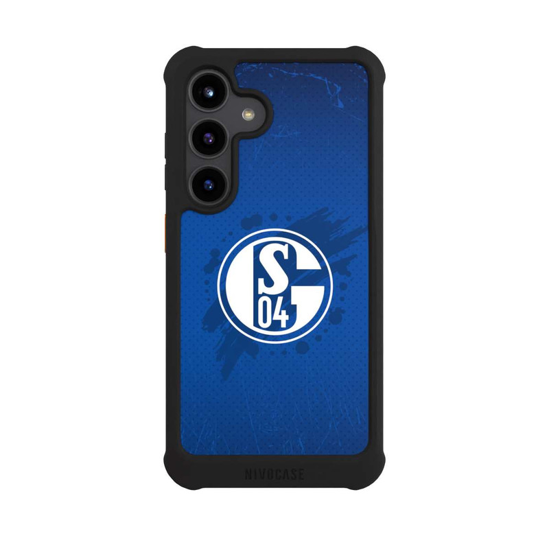 Galaxy S24 NIVOmax Schalke 04 Farbe Fleck Blau