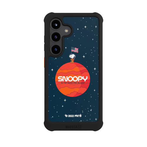 Samsung Galaxy S24 NIVOmax Snoopy Weltraumreisender Orange