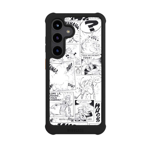 Samsung Galaxy S24 NIVOmax BD Astérix Blanc &amp; Noir
