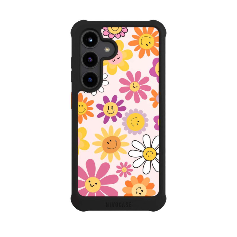 Galaxy S24 NIVOmax Smiles Pink Flowers