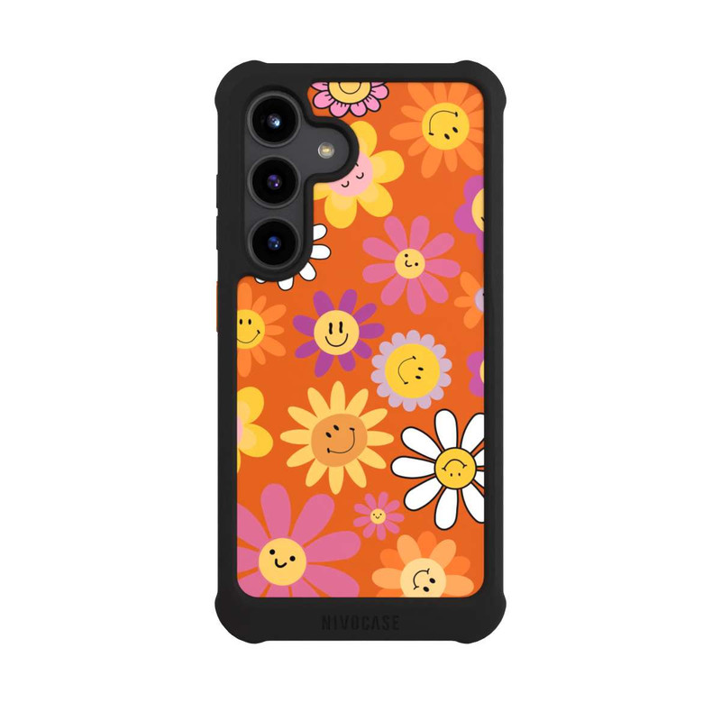 Galaxy S24 NIVOmax Smiles Orange Flowers