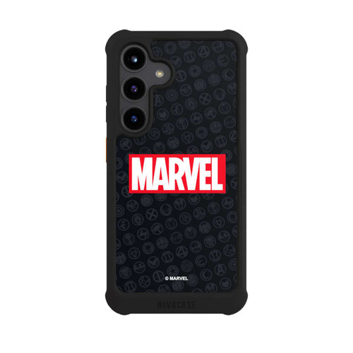 Samsung Galaxy S24 NIVOmax Marvel Logo Black Red