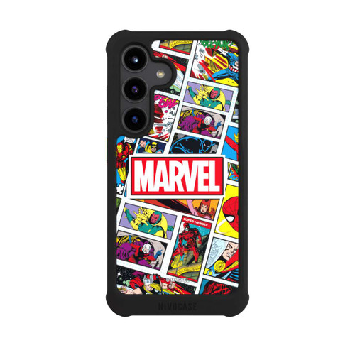 Samsung Galaxy S24 NIVOmax Marvel Comic Pattern