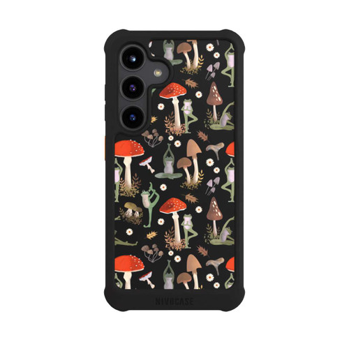Samsung Galaxy S24 NIVOmax Yoga-Frösche mit Pilzen