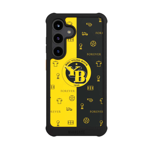 Samsung Galaxy S24 NIVOmax BSC YB Gelb Schwarz Muster