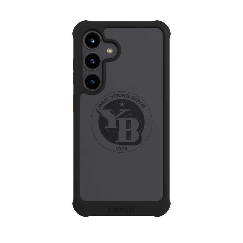 Galaxy S24 NIVOmax BSC YB Logo Gris
