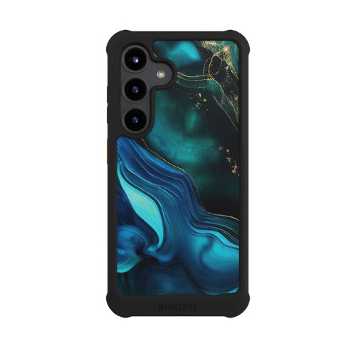 Samsung Galaxy S24 NIVOmax Blaugoldene Tinte