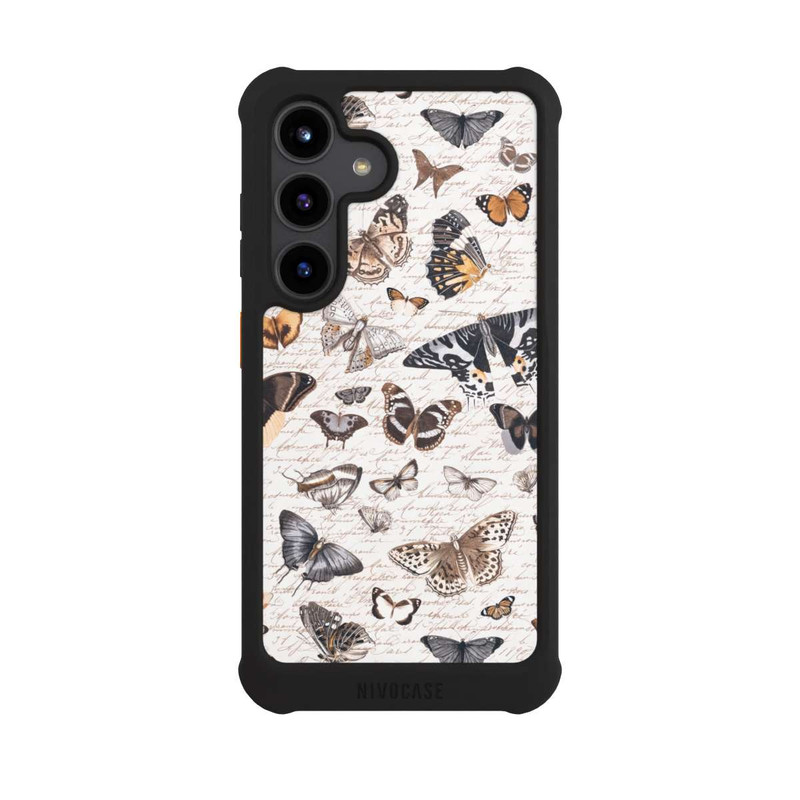Galaxy S24 NIVOmax Schmetterling Muster Boho