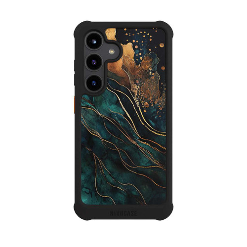 Samsung Galaxy S24 NIVOmax Gold und Grün