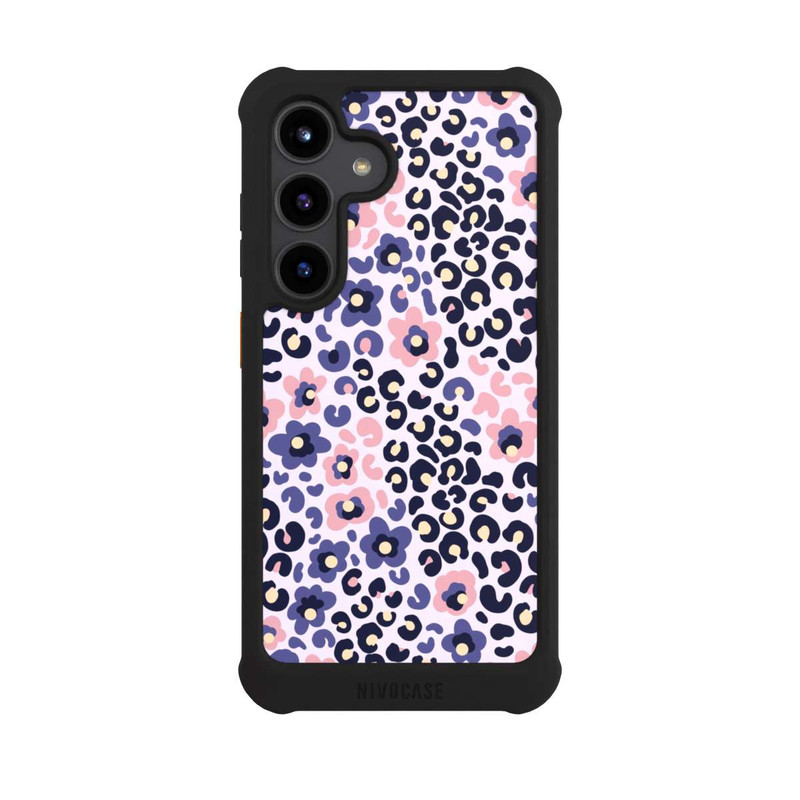 Galaxy S24 NIVOmax Peau d'animal avec des fleurs 1