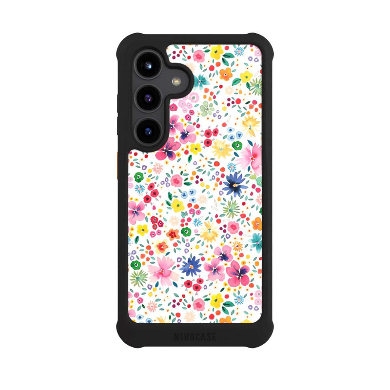 Galaxy S24 NIVOmax Millefleurs Pink Spring Garden
