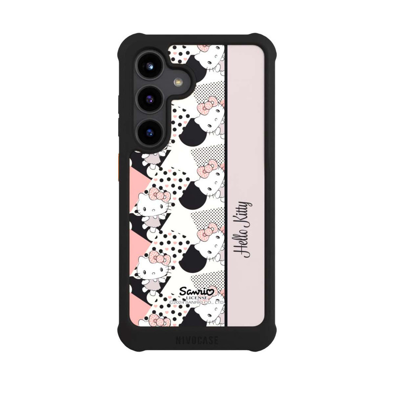 Galaxy S24 NIVOmax Hello Kitty elegantes Muster