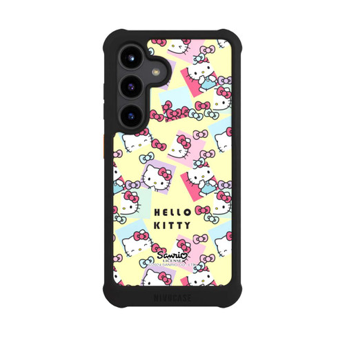 Samsung Galaxy S24 NIVOmax Hello Kitty Pastellmuster