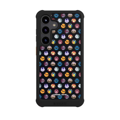 Samsung Galaxy S24 NIVOmax Bijuu Muster Schwarz