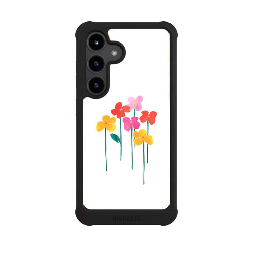 Samsung Galaxy S24 NIVOmax Kleine glückliche Blumen
