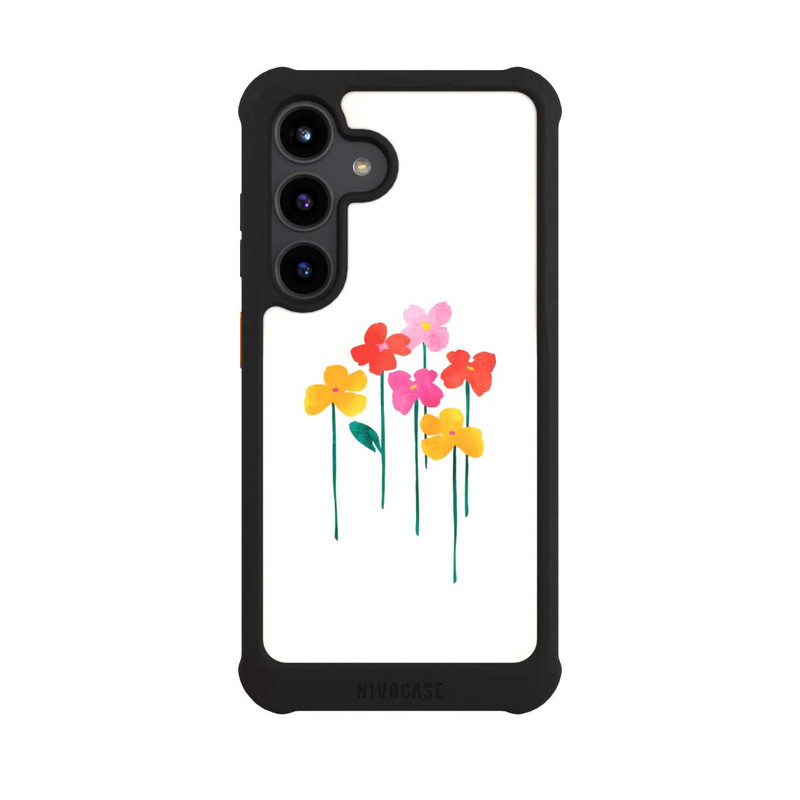 Galaxy S24 NIVOmax Kleine glückliche Blumen