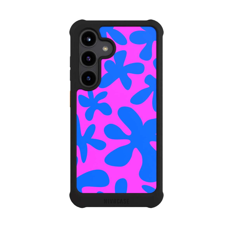 Galaxy S24 NIVOmax Dopamin Flowers Blue