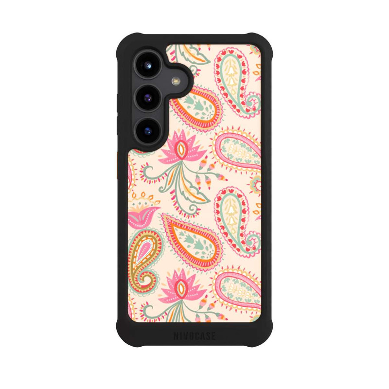 Galaxy S24 NIVOmax Colorful Paisley Charm