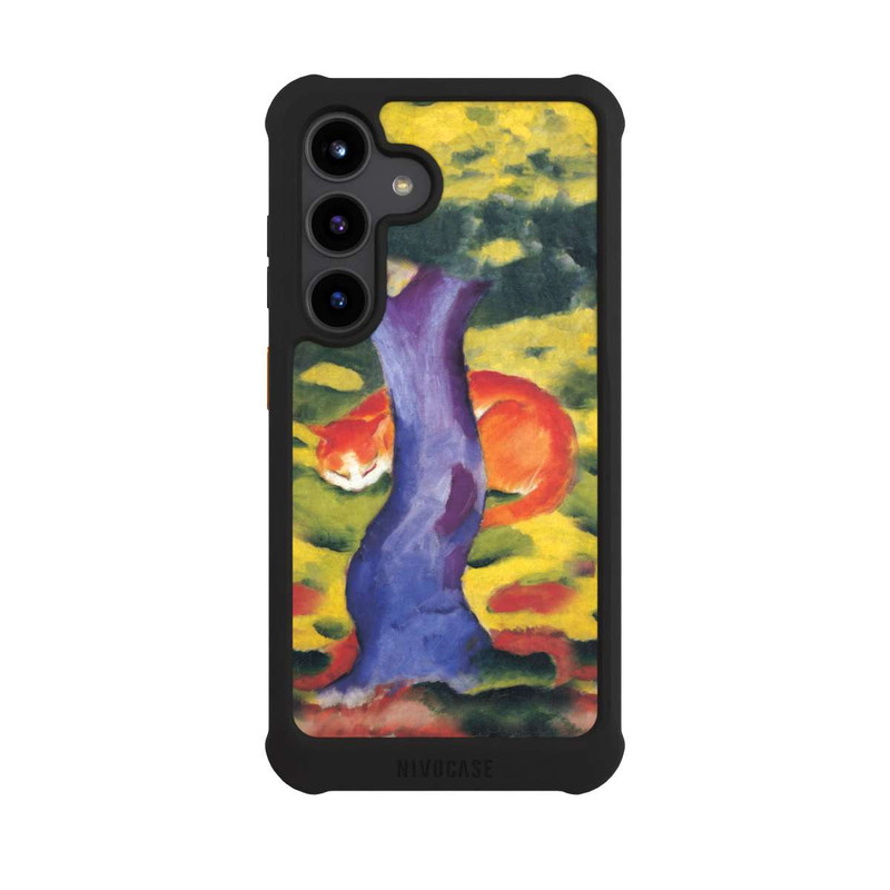 Galaxy S24 NIVOmax Cat Behind Tree by Franz Marc