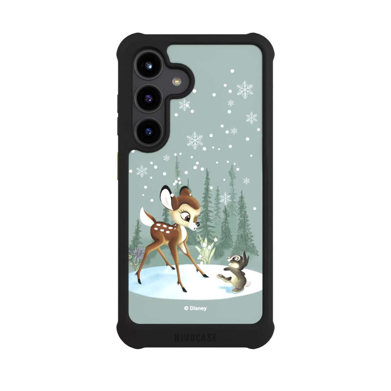 Galaxy S24 NIVOmax Bambi et Panpan Monde Hivernal
