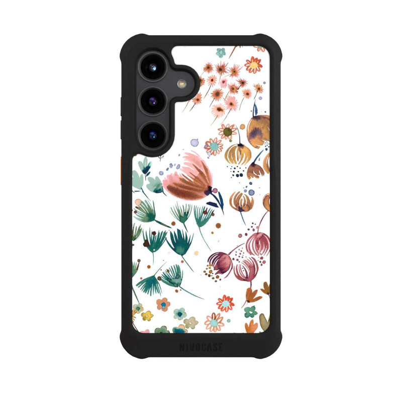 Galaxy S24 NIVOmax Spring Buds Green Orange