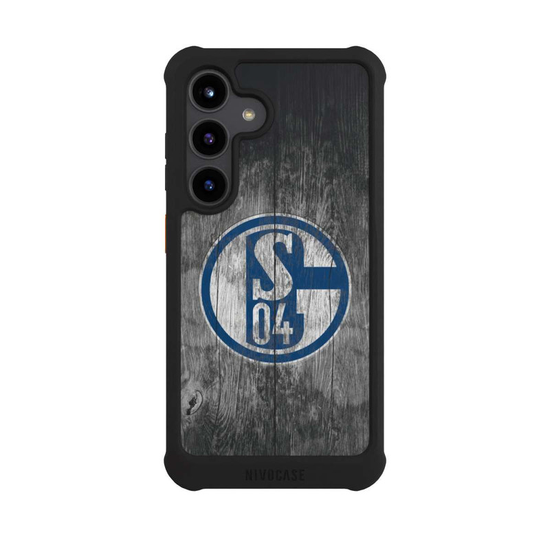 Galaxy S24 NIVOmax Schalke 04 Holz Look