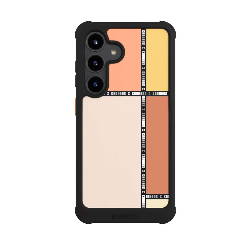 Galaxy S24 NIVOmax Bauhaus Squares-Pastel