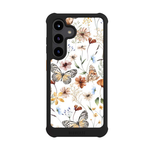 Samsung Galaxy S24 NIVOmax Wildflowers and Butterflies Pattern