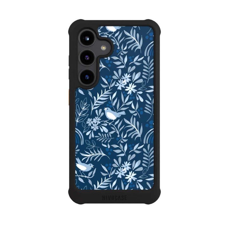 Galaxy S24 NIVOmax Classic Blue Pattern